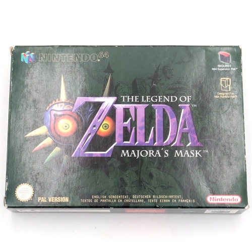The Legend of Zelda Majoras Mask - Complete In Box - Nintendo 64 (EUR) (B Grade) (Used)